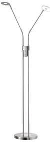 Lampa stojąca LED ze ściemniaczem w kolorze srebra (wysokość 150 cm) Dent – Fischer &amp; Honsel