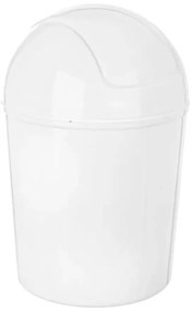 Biały plastikowy kosz na śmieci 920 ml – Orion