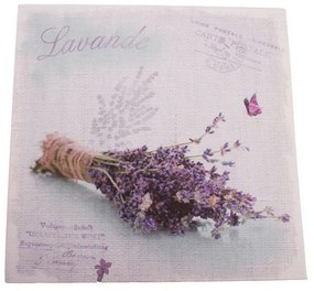 Obraz na płótnie Lavender letter, 28 x 28 cm