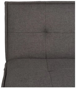 Szara rozkładana sofa z tkaniny szenilowej 181 cm – Ixia
