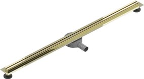 Mexen Flat 360° Slim odpływ liniowy obrotowy 160 cm, złoty - 1541160
