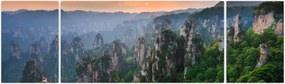 Obraz - Narodowy Park Leśny Zhangjiajie (170x50 cm)