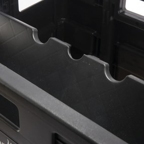 Keeeper Składany wózek na zakupy Olli 45 l Czarny, 45 l