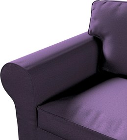 Pokrowiec na sofę Ektorp 2-osobową rozkładaną, model po 2012 kolor fioletowy tkanina strukturalna