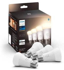 SET 4x LED Ściemniana żarówka Philips Hue WHITE A60 E27/9W/230V 2700K