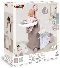 Smoby baby nurse wielofunkcyjna walizka z łóżeczkiem dla lalki