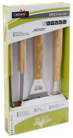 Zestaw 3 akcesoriów do grilla Cattara Wood