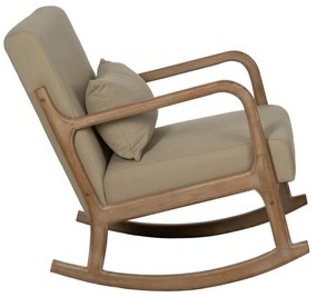 Beżowy fotel bujany Weave – Ixia