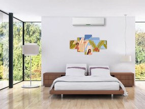 Obraz - Ciesz się życiem (125x70 cm)