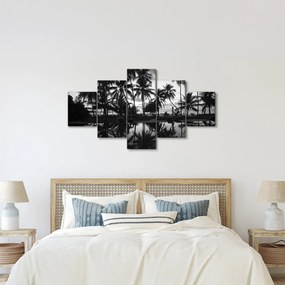 Obraz tropikalnej wyspy (125x70 cm)
