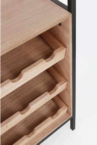 Szafka na wino w naturalnym kolorze liczba butelek 12, 51x91x30 cm Isaac – Yes Everyday