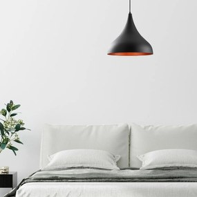 Lampa wisząca Berceste - N-1390, czarna