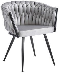 Krzeso Widny z czarnego aksamitu