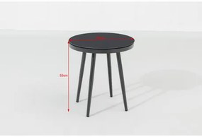 Melia LIKA-TEX® szary - luksusowy zestaw ogrodowy