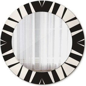 Lustro dekoracyjne okrągłe Abstrakcja geometria