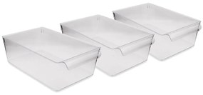 Plastikowy organizer do lodówki 3 szt. – Hermia