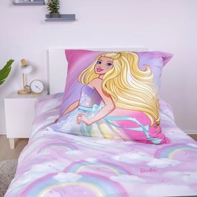 Herding Pościel bawełniana Barbie, 135 x 200 cm, 80 x 80 cm