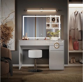 Stół do toalety biały 115x55x76.4 adela