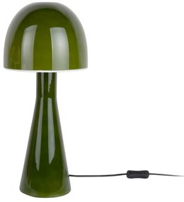 Ciemnozielona lampa stołowa ze szklanym kloszem (wysokość 45 cm) Bombin – Leitmotiv