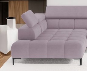 Narożnik PLAZA XL Prawostronny Elektryczna regulacja Tkanina SOLAR 61 WERSAL