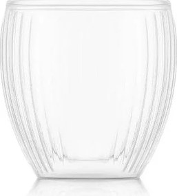 Zestaw 2 Szklanki Dwuwarstwowe 20cl Pavina Paski Bodum