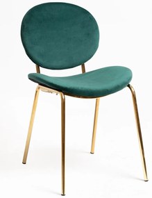 Krzeso Lenor z czarnego aksamitu