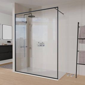 Kabina prysznicowa Walk-In 8 mm szkło przezroczyste FRAME - wysokość 200 cm