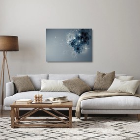 Obraz na szkle - Delikatne kwiaty (70x50 cm)