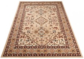 Beżowy dywan boho K3-D86