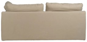 Beżowa lniana sofa 180 cm – Ixia