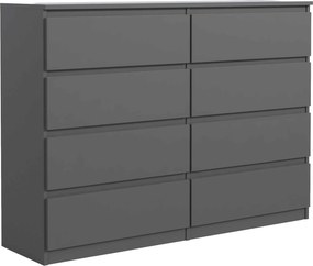 Komoda NUDO 120 cm do Salonu Sypialni Antracyt