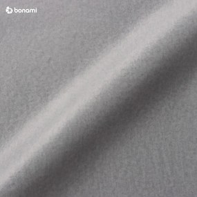 Jasnoszary rozkładany narożnik z aksamitnym obiciem Windsor &amp; Co Sofas Nuage, lewostronny