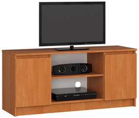 Szafka RTV z dużym blatem olcha - Galapi 3X 120 cm