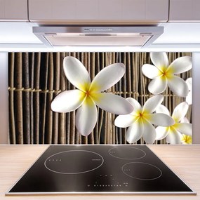 Szkło Ozdobne do Kuchni Barwny Ogród Na Płótnie