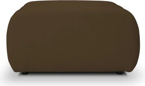 Pufa BALOO w kolorze brązowym w tkaninie LAMBI 04