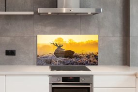 Panel nad Blat Kuchenny Zimowy Świt z Jeleniem