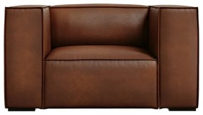 Koniakowy skórzany fotel Madame – Windsor &amp; Co Sofas