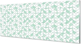 Panel szklany do Kuchni Nowoczesne Sześciany 3D