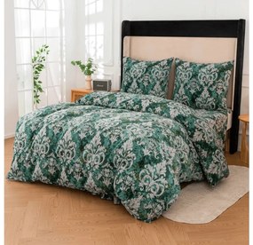 PrzytulneMieszkanie.pl PrzytulneMieszkanie.pl Pościel z mikropluszu ORIENTINO zielona Rozmiar pościeli: 70 x 80 cm | 140 x 200 cm