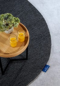 Dywan wełniany Villeroy &amp; Boch antracyt owal 160 cm x 230 cm