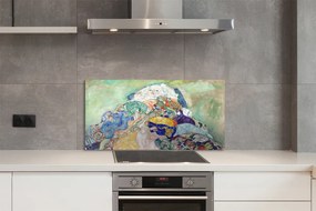 Szklany Panel Kołyska - Gustav Klimt