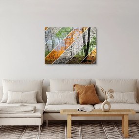 Obraz - Zmieniające się pory roku (70x50 cm)