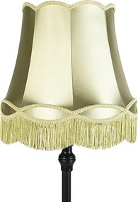 Inteligentna lampa podłogowa czarna z abażurem babci zielonym w tym Wifi A60 - Classico