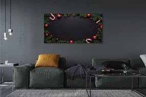 Zdjęcie na płótnie Gałązki, Bombki i Lizaki