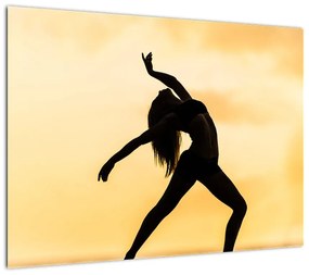Obraz na szkle tancerki (70x50 cm)