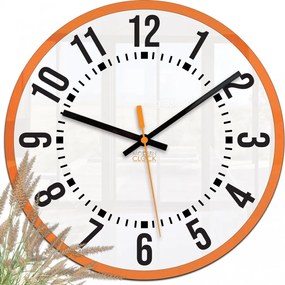 Zegar ścienny okrągły cichy klasyczny akrylowy na ścianę duże cyfry stylowy