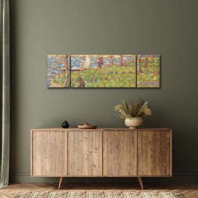 Obraz - Georges Seurat, Study for "La Grande Jatte", reprodukcje (170x50 cm)