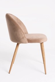 Zestaw 4 krzese aksamitnych Vint