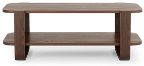 Brązowy stolik z drewna eukaliptusowego 55x109 cm Bellwood – Umbra