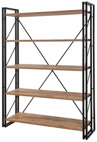 Regał Cosmo Fix Black and Atlantic Pine, L